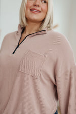 Hazel Blues® |  Up for Discussion Half Zip Pullover