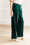 Hazel Blues® |  Velvet Elvis Wide Leg Velvet Pants