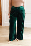 Hazel Blues® |  Velvet Elvis Wide Leg Velvet Pants