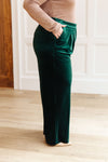 Hazel Blues® |  Velvet Elvis Wide Leg Velvet Pants