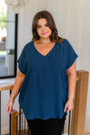 Hazel Blues® |  Very Much Needed V-Neck Top in Teal