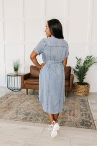 Hazel Blues® | Wait For It Denim Shirtdress - Hazel Blues®