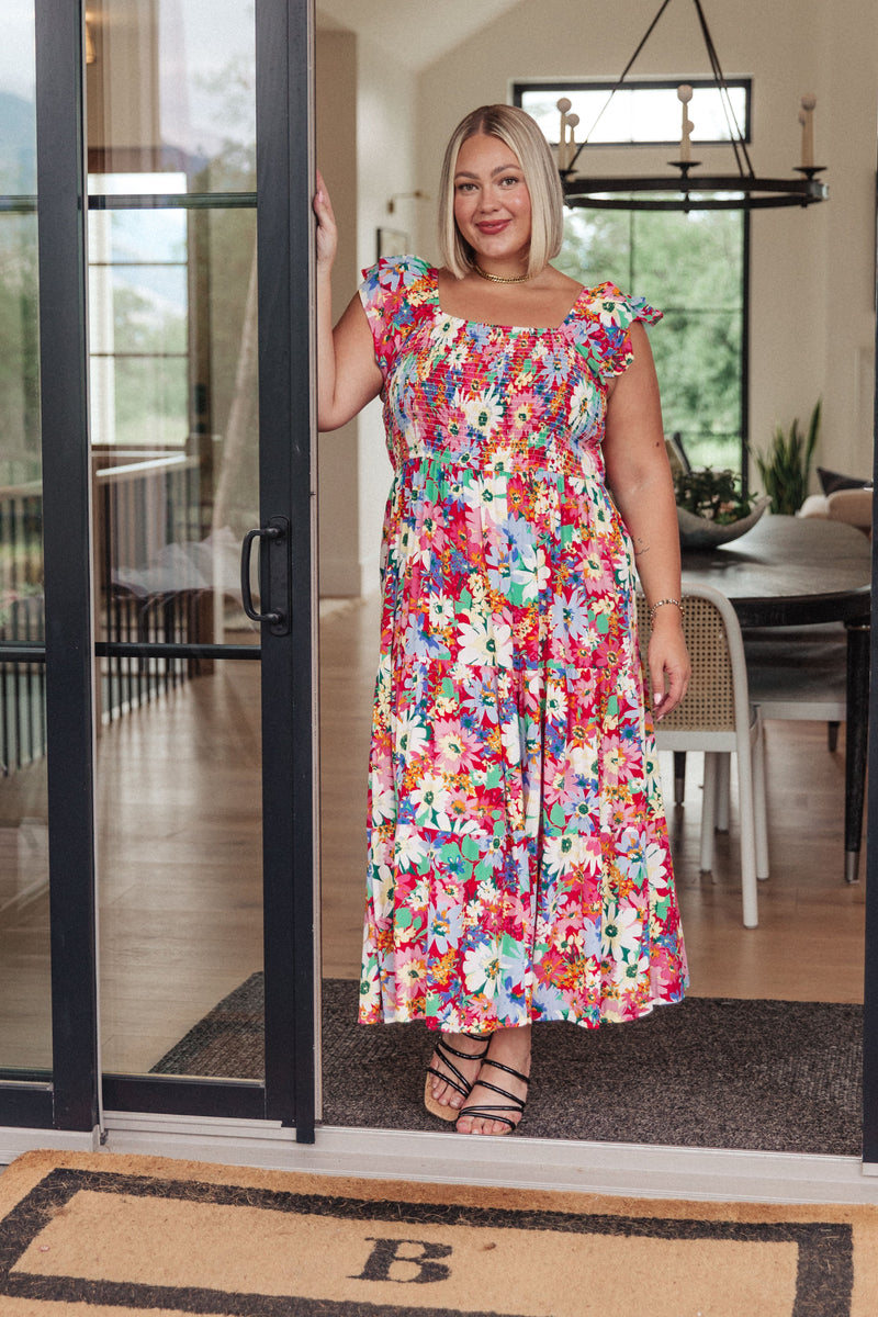 Hazel Blues® |  Walk in the Flowers Maxi Dress