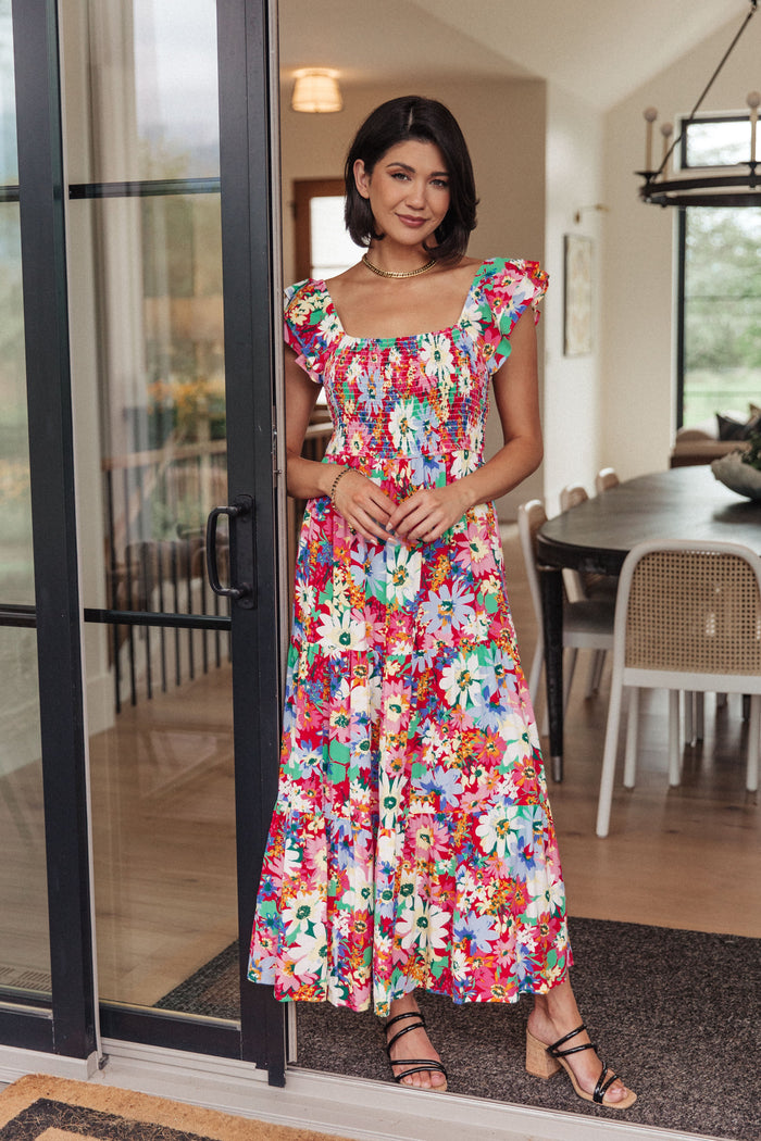 Hazel Blues® |  Walk in the Flowers Maxi Dress