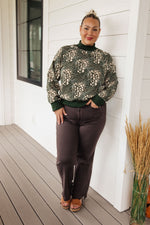 Hazel Blues® |  Where Are We Going Mock Neck Pullover