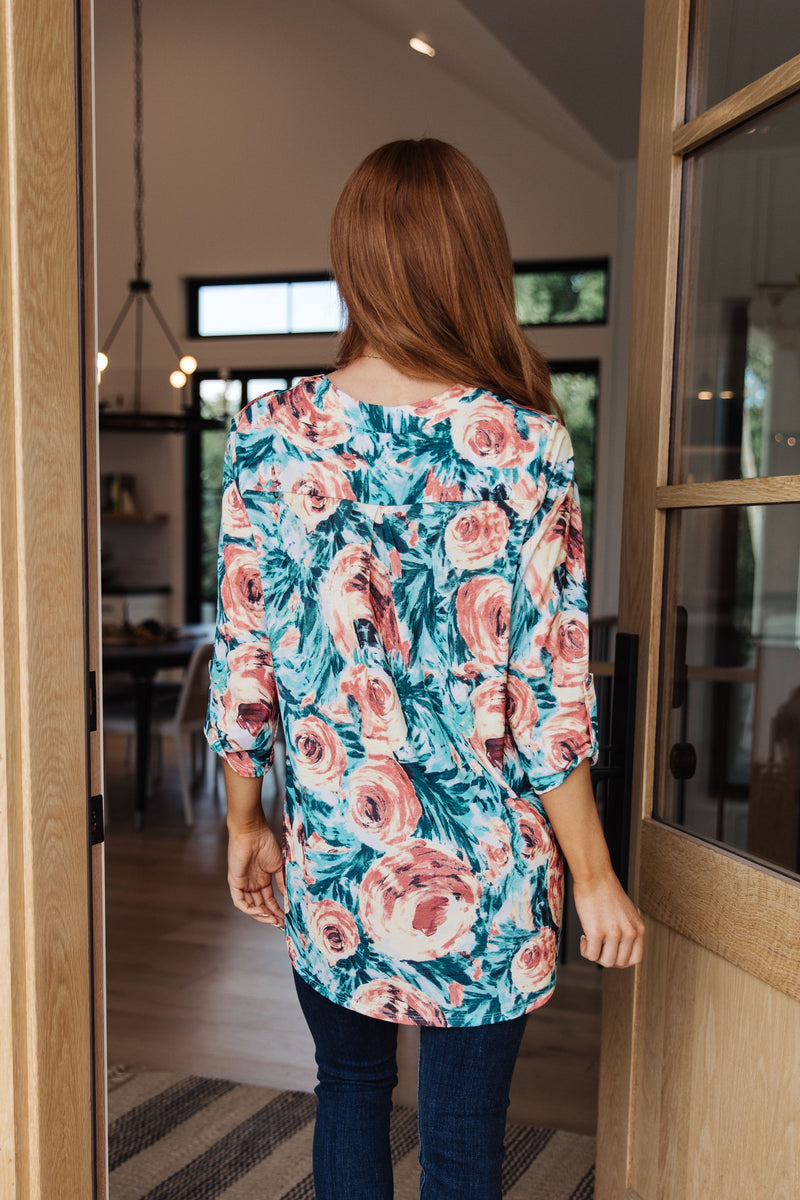 Hazel Blues® |  Whisked Away Floral Top