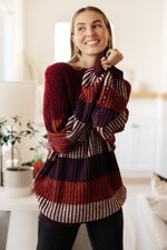 Hazel Blues® |  World of Wonder Striped Sweater