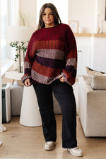 Hazel Blues® |  World of Wonder Striped Sweater