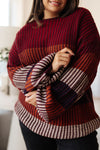 Hazel Blues® |  World of Wonder Striped Sweater