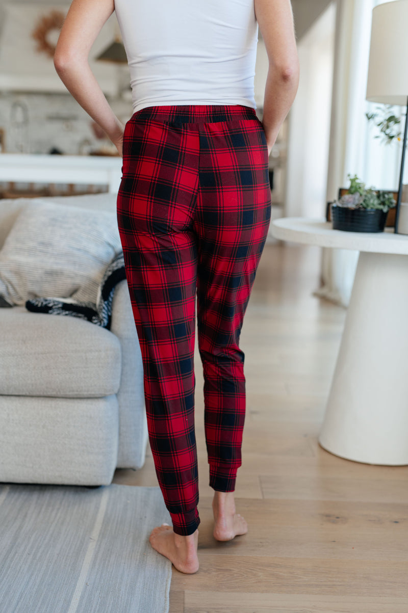 Hazel Blues® |  Your New Favorite Joggers in Red Plaid