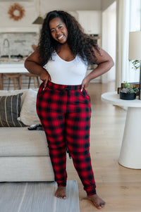 Hazel Blues® |  Your New Favorite Joggers in Red Plaid