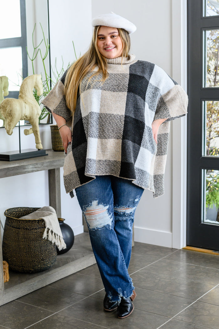 Hazel Blues® |  Your Next Favorite Roll Neck Sweater Poncho