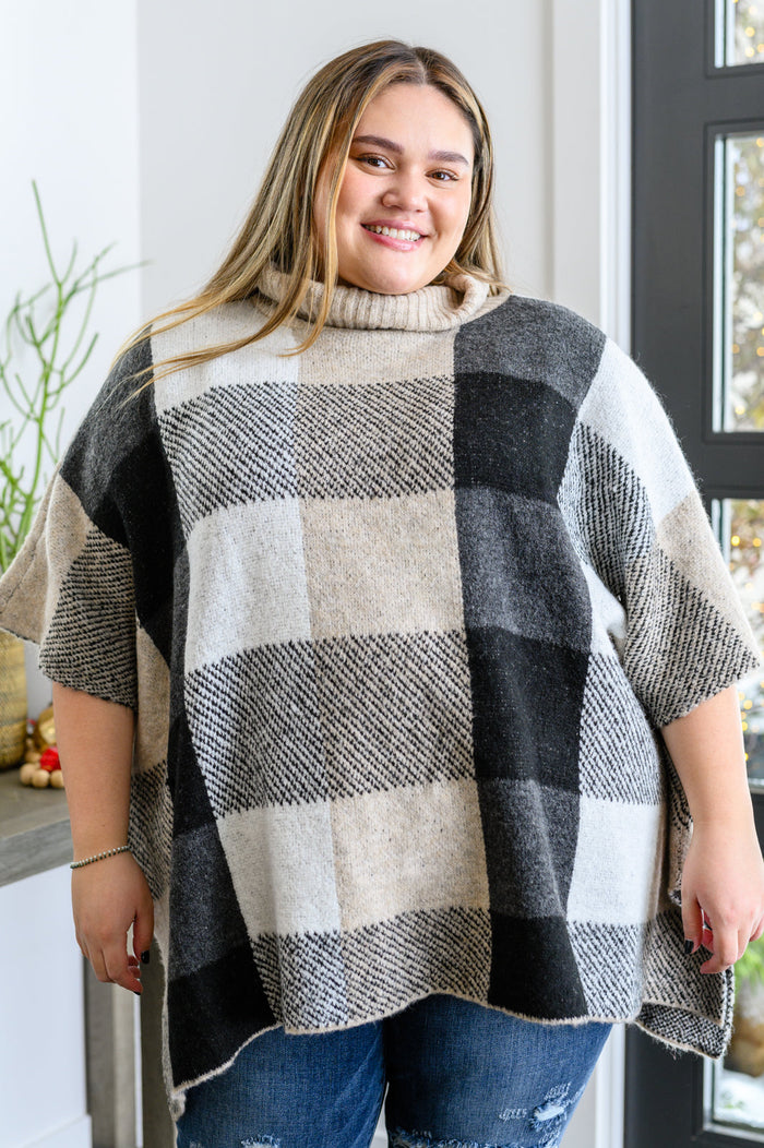 Hazel Blues® |  Your Next Favorite Roll Neck Sweater Poncho