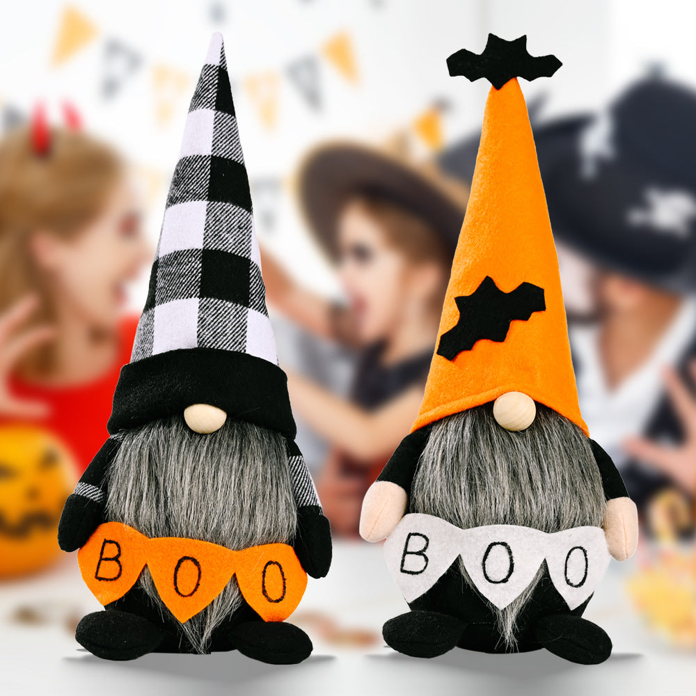Hazel Blues® |  BOO Pointed Hat Faceless Gnome