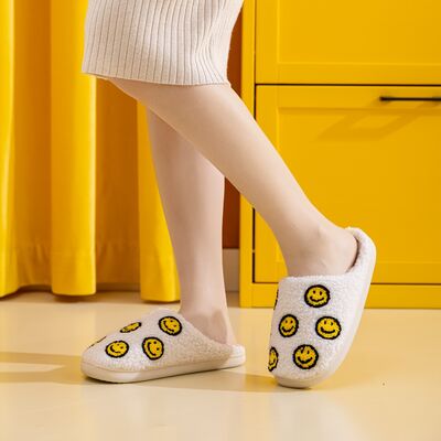 Hazel Blues® |  Melody Smiley Face Slippers