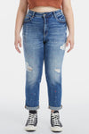 Hazel Blues® |  BAYEAS High Waist Distressed Paint Splatter Pattern Jeans
