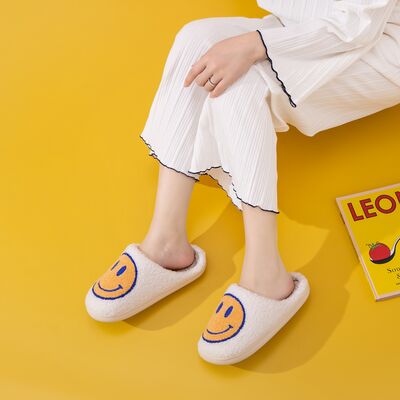 Hazel Blues® |  Melody Smiley Face Slippers