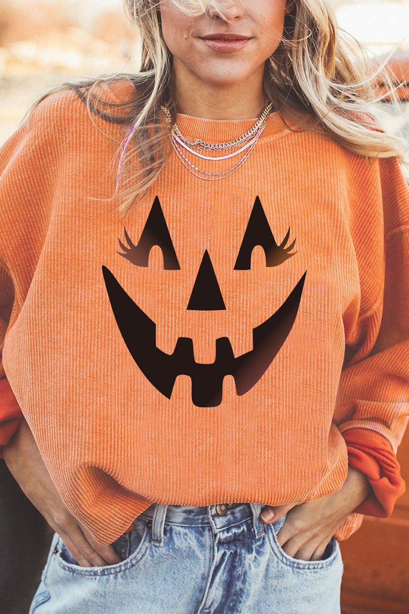 Hazel Blues® | Jack-O'-Lantern Graphic Sweatshirt