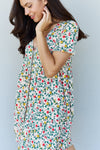 Hazel Blues® |  Ninexis Follow Me V-Neck Ruffle Sleeve Floral Dress