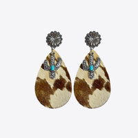 Hazel Blues® |  Turquoise Cactus Dangle Earrings