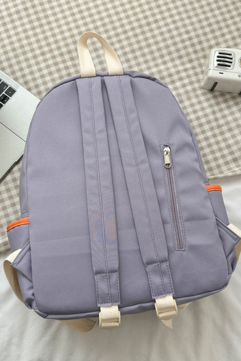 Hazel Blues® |  Polyester Large Backpack