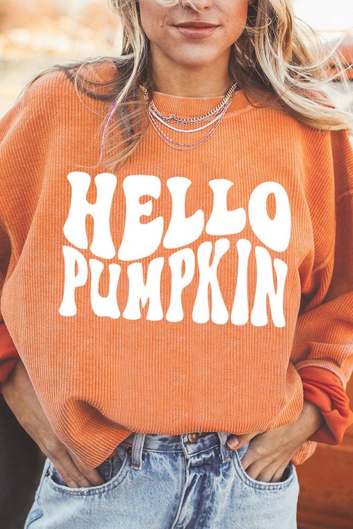 Hazel Blues® | HELLO PUMPKIN Graphic Sweatshirt