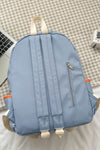 Hazel Blues® |  Polyester Large Backpack