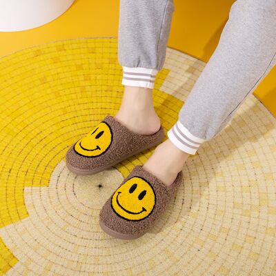 Hazel Blues® |  Melody Smiley Face Slippers