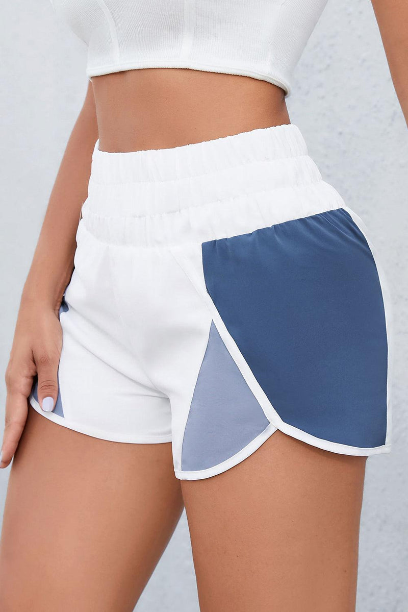 Hazel Blues® | Color Block Wide Waistband Shorts - Hazel Blues®