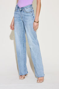 Hazel Blues® |  Judy Blue V Front Waistband Straight Jeans