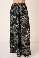 Hazel Blues® |  Mittoshop Printed Wide Leg Pants