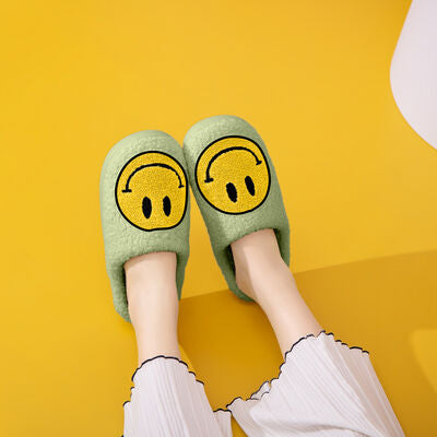 Hazel Blues® |  Melody Smiley Face Slippers