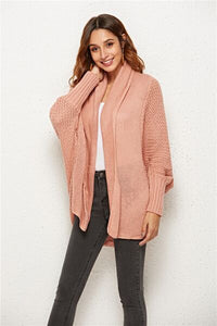 Hazel Blues® |  Open Front Batwing Sleeve Cardigan