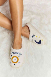 Hazel Blues® |  Melody Printed Plush Slide Slippers