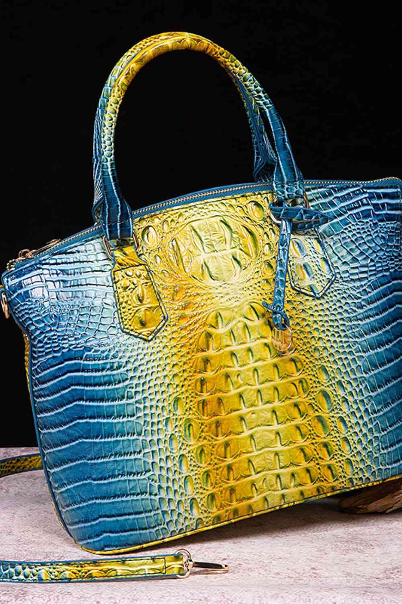 Hazel Blues® |  Gradient PU Leather Handbag