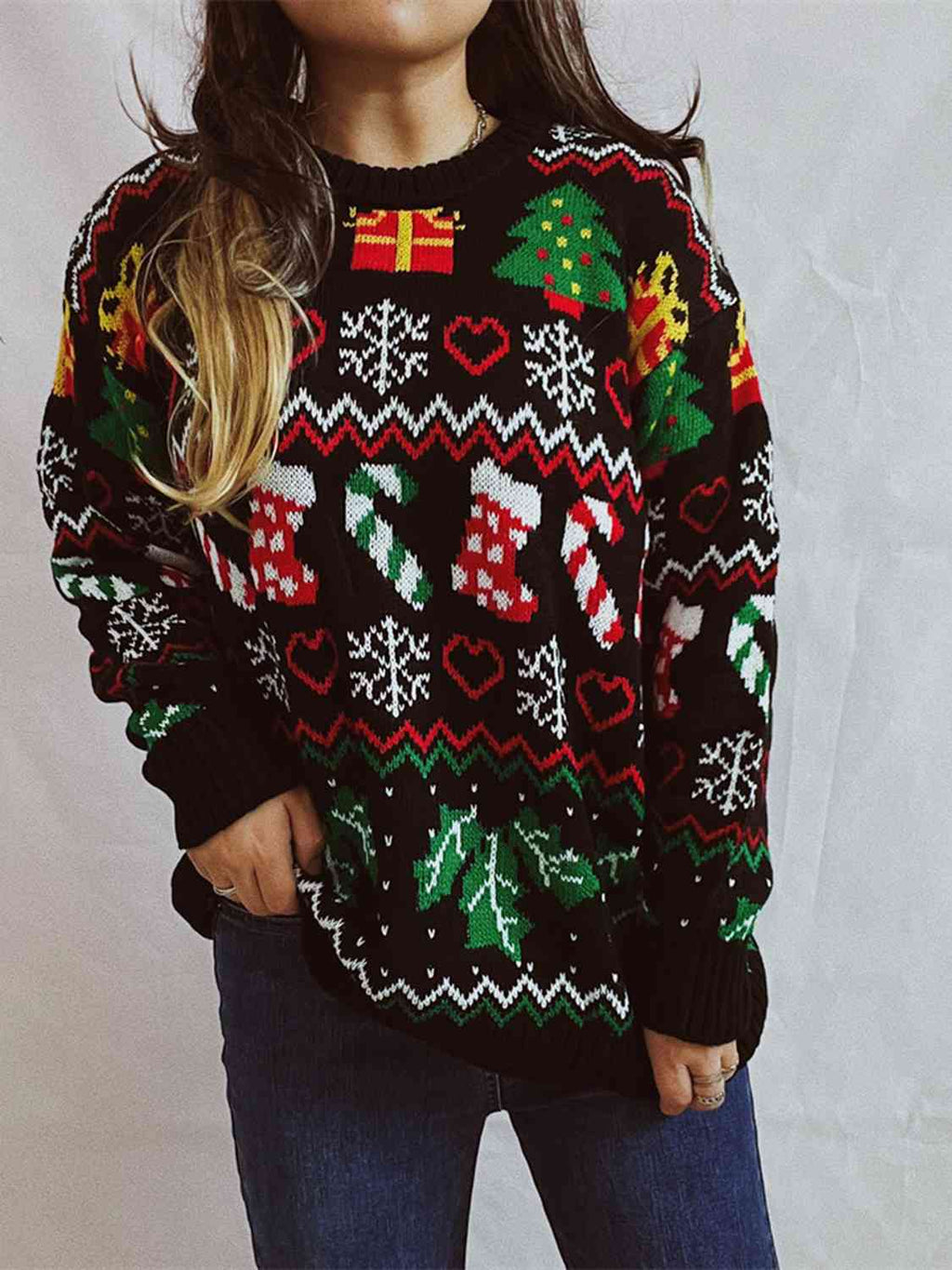 Hazel Blues® |  Christmas Element Sweater