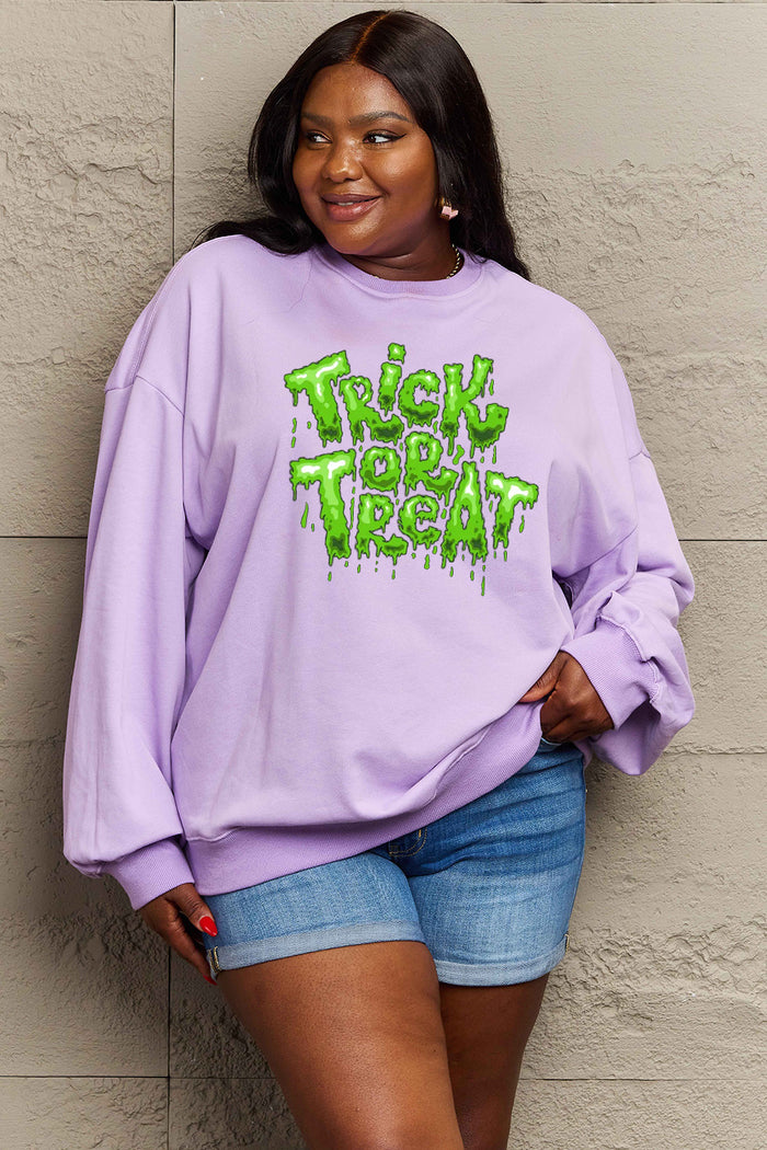 Hazel Blues® | TRICK OR TREAT Graphic Sweatshirt