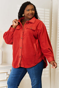 Hazel Blues® |  Heimish Cozy Girl Button Down Shacket