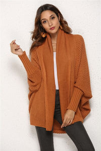 Hazel Blues® |  Open Front Batwing Sleeve Cardigan