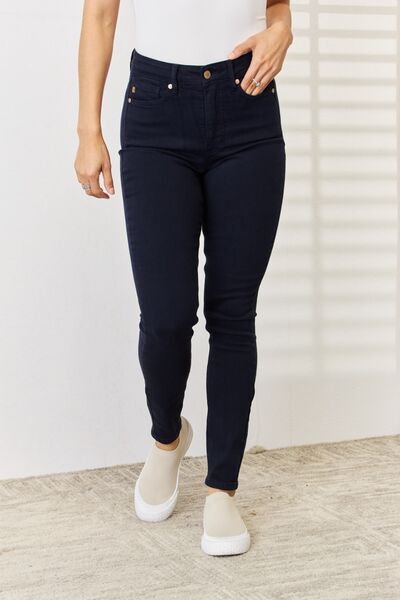 Hazel Blues® |  Judy Blue Garment Dyed Tummy Control Skinny Jeans