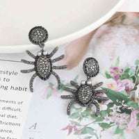 Hazel Blues® |  Spider Rhinestone Alloy Earrings