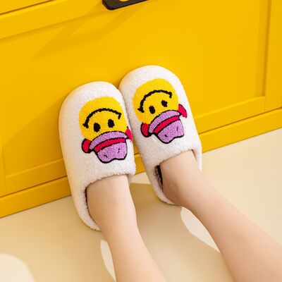 Hazel Blues® |  Melody Smiley Face Slippers