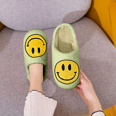 Hazel Blues® |  Melody Smiley Face Slippers