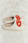 Hazel Blues® |  Melody Mushroom Print Plush Slide Slippers