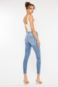 Hazel Blues® |  Kancan High Waist Cat's Whiskers Skinny Jeans